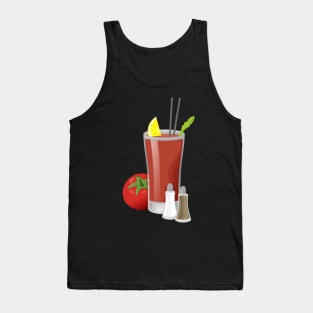 Bloody Mary Cocktail Tank Top